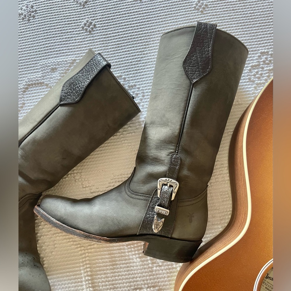 FRYE | Harness Buckle Boots